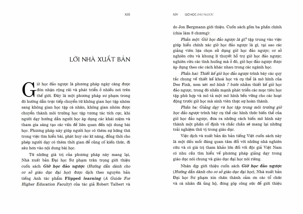 GIỜ HỌC ĐẢO NGƯỢC - HƯỚNG DẪN DÀNH CHO CƠ SỞ GIÁO DỤC